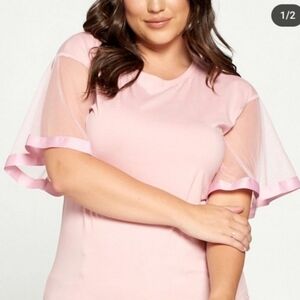 Cute pastel pink top